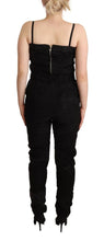 Black Spaghetti Strap Jumpsuit Dress La Maison du Couturier