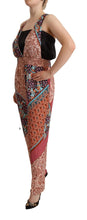 Multicolor Viscose Floral Print Women Jumpsuit Dress PINKO