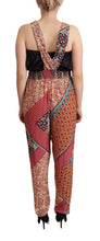Multicolor Viscose Floral Print Women Jumpsuit Dress PINKO