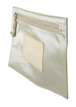 White Zippered Coin Holder Wallet WAYFARER