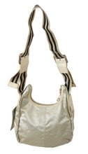 White Shoulder Crossbody Sling Fabric Purse WAYFARER