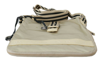 Beige Handbag Shoulder Tote Fabric Purse WAYFARER