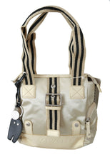 Beige Handbag Shoulder Tote Fabric Purse WAYFARER