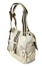 Beige Handbag Shoulder Tote Fabric Purse WAYFARER