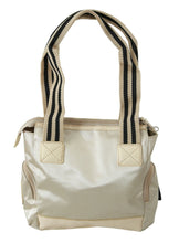 Beige Handbag Shoulder Tote Fabric Purse WAYFARER