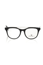 Black Acetate Unisex Eyeglass Frame Frankie Morello