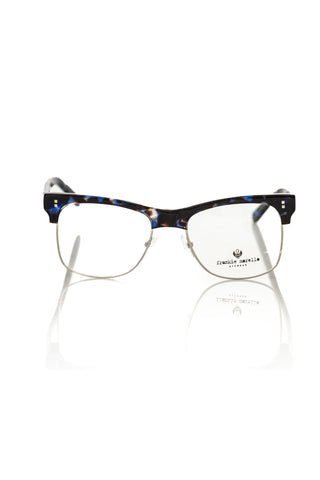 Blue Metallic Unisex Frame Eyeglasses Frankie Morello