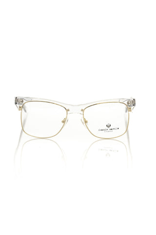 Gold Metallic Unisex Eyeglass Frame Frankie Morello