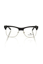 Black Metallic Unisex Eyeglass Frame Frankie Morello