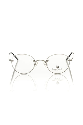 Silver Metallic Unisex Eyeglass Frame Frankie Morello