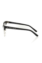 Black Metallic Unisex Eyeglass Frame Frankie Morello