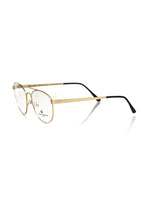 Gold Metallic Unisex Frame Eyeglasses Frankie Morello