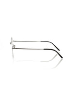 Gray Metallic Unisex Eyeglass Frame Frankie Morello