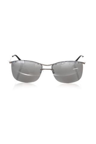 Silver Metallic Fiber Men's Sunglass Frankie Morello