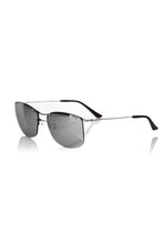 Silver Metallic Fiber Men's Sunglass Frankie Morello