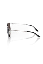 Silver Metallic Fiber Men's Sunglass Frankie Morello