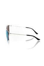 Silver Metallic Fiber Men Sunglass Frankie Morello