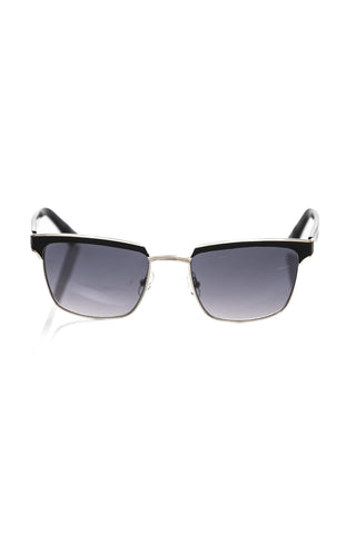 Black Metallic Fiber Men Sunglass Frankie Morello