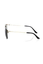 Black Metallic Fiber Men's Sunglasses Frankie Morello