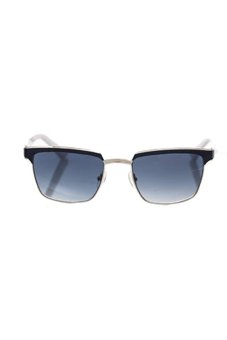 Black Metallic Fiber Men Sunglass Frankie Morello