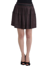 Purple Short Flannel Skirt GF Ferre