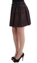 Purple Short Flannel Skirt GF Ferre