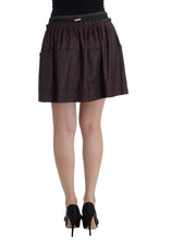 Purple Short Flannel Skirt GF Ferre