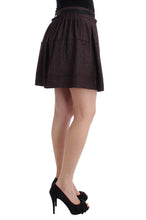 Purple Short Flannel Skirt GF Ferre