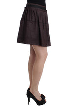 Purple Short Flannel Skirt GF Ferre