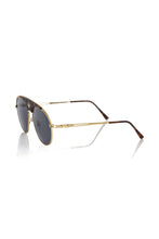 Brown Metallic Fiber Men Sunglasses Frankie Morello