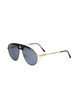 Black Metallic Fibre Men Sunglasses Frankie Morello