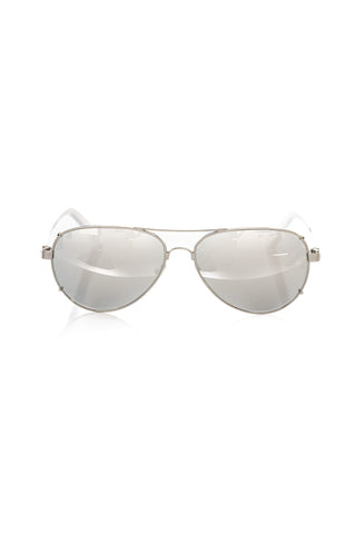 Silver Metallic Fiber Men's Sunglass Frankie Morello