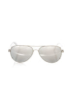Silver Metallic Fiber Men's Sunglass Frankie Morello