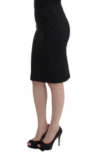 Black Straight Pencil Skirt GF Ferre