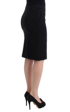 Black Straight Pencil Skirt GF Ferre