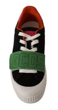 Multicolor Suede Low Top Lace Up Women Sneakers Shoes GCDS