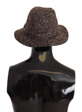Gray Melange Blended Textured Tweed Hat Dolce & Gabbana