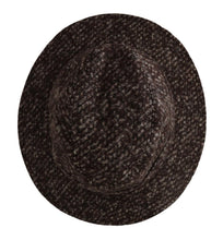 Gray Melange Blended Textured Tweed Hat Dolce & Gabbana