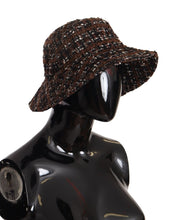 Multicolor Fabric Woven Wide Brim Bucket Hat Dolce & Gabbana