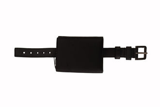 Black Leather Trifold Purse Belt Strap Multi Kit Wallet Dolce & Gabbana