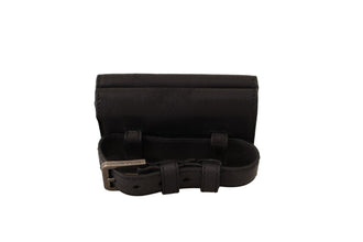 Black Leather Trifold Purse Belt Strap Multi Kit Wallet Dolce & Gabbana