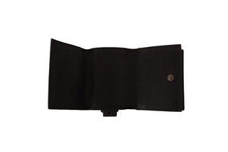 Black Leather Trifold Purse Belt Strap Multi Kit Wallet Dolce & Gabbana