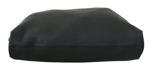 Black Leather Travel Shopping Gym #DGFAMILY Tote Bag Dolce & Gabbana