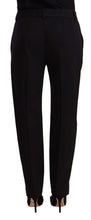 Black Mid Waist Skinny Trouser Wool Pants Dolce & Gabbana