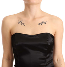 Black Silk Stretch Sheath Mermaid Gown Dress Dolce & Gabbana