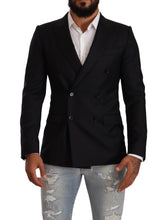 Black Dotted Double Breasted MARTINI Jacket Dolce & Gabbana