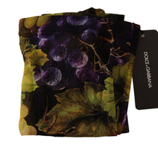 Black Grapes Print Stockings Tights Dolce & Gabbana
