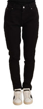 Black Skinny Slim Denim Cotton Stretch Jeans Dolce & Gabbana