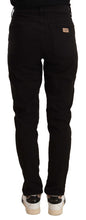 Black Skinny Slim Denim Cotton Stretch Jeans Dolce & Gabbana