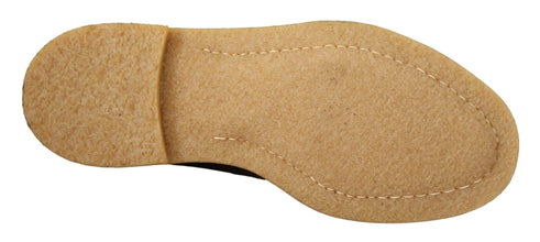 Brown Velvet Exotic Leather Boots Dolce & Gabbana
